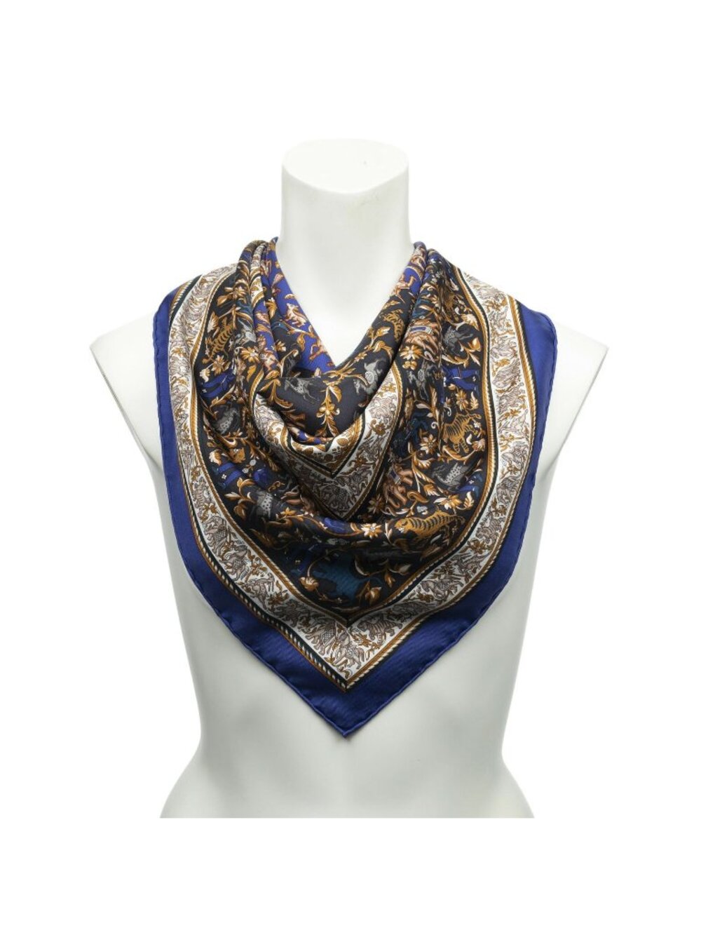 Hermes Scarf Navy